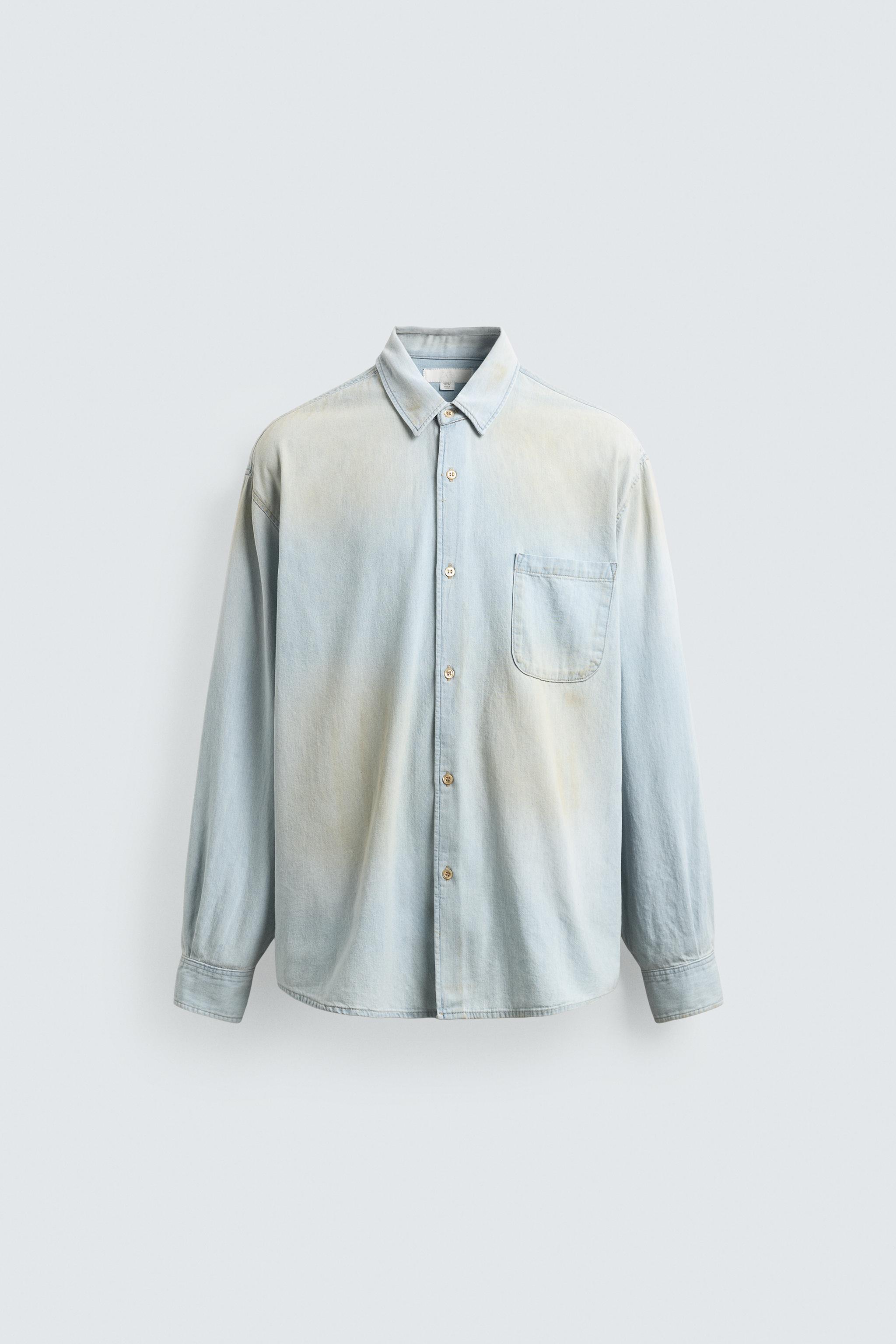 VINTAGE WASH DENIM SHIRT